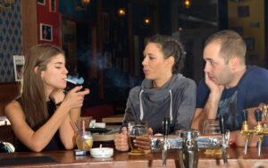 Social smoking when drinking alcohol
